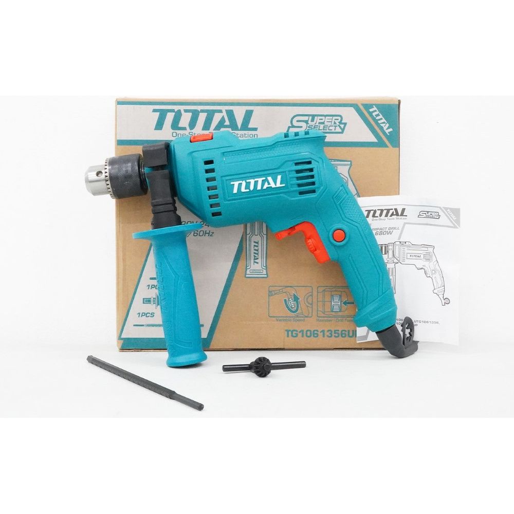 Total TG1061356UP Hammer Drill / Impact Drill 680W (SS)