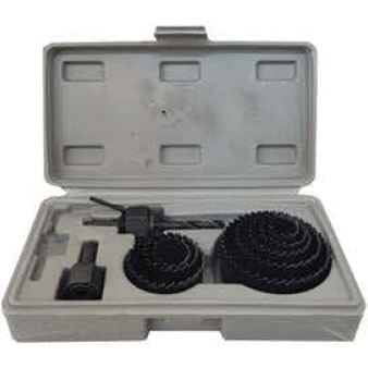 Megatools MHS11 11pcs Hole saw Bit Set - KHM Megatools Corp.