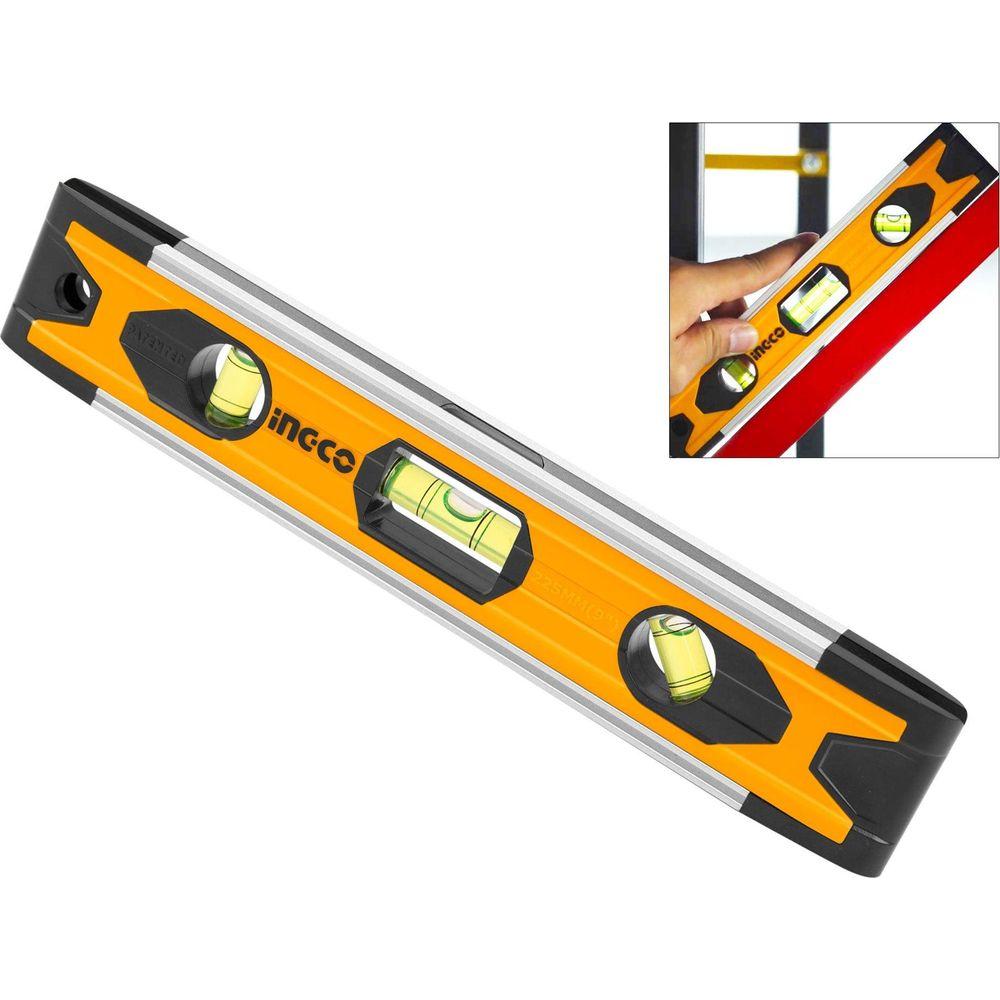 Ingco HMSL01030 Magnetic Mini Spirit Level 9