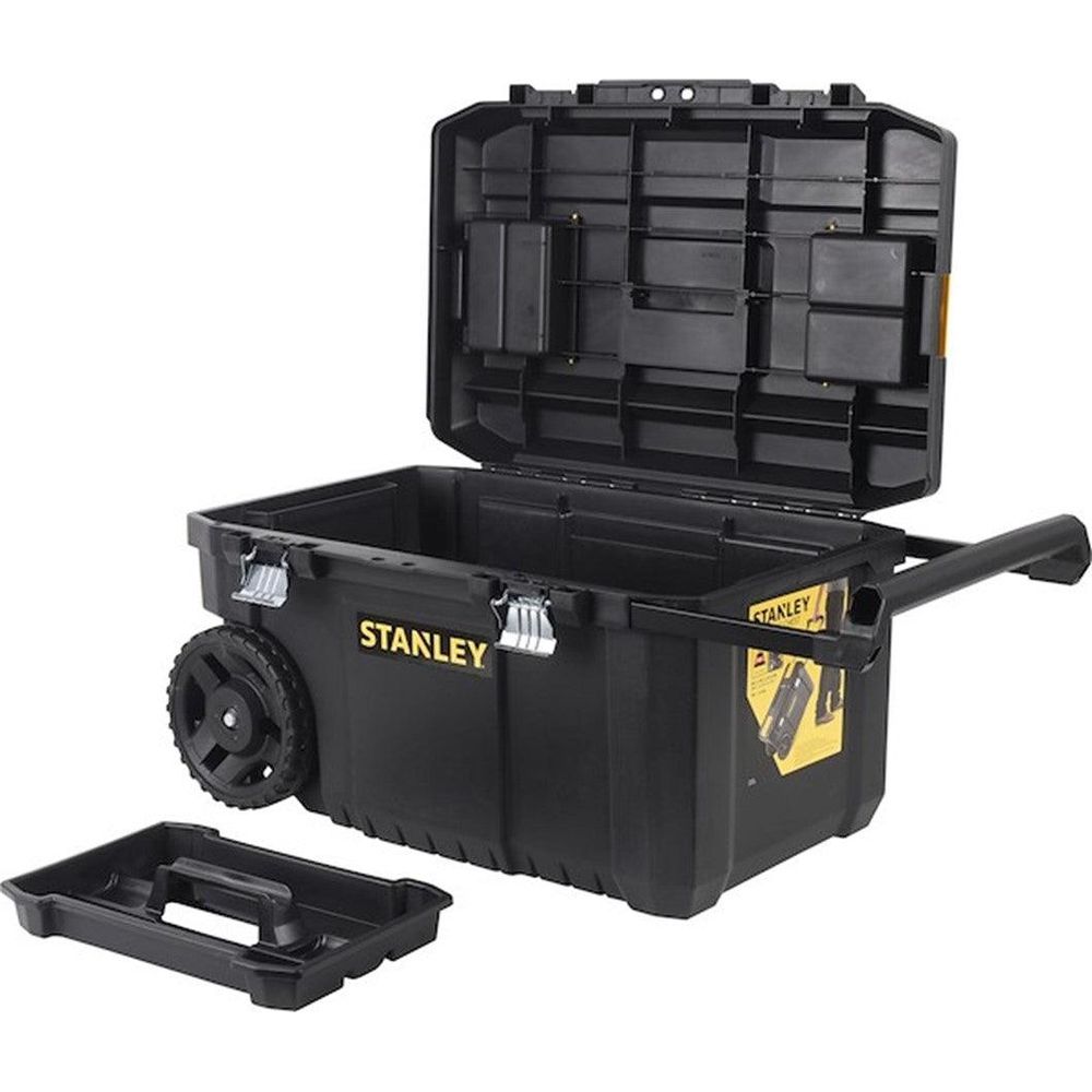 Stanley 80-150 Metal Latch Plastic Tool Box Trolley / Rolling Tool