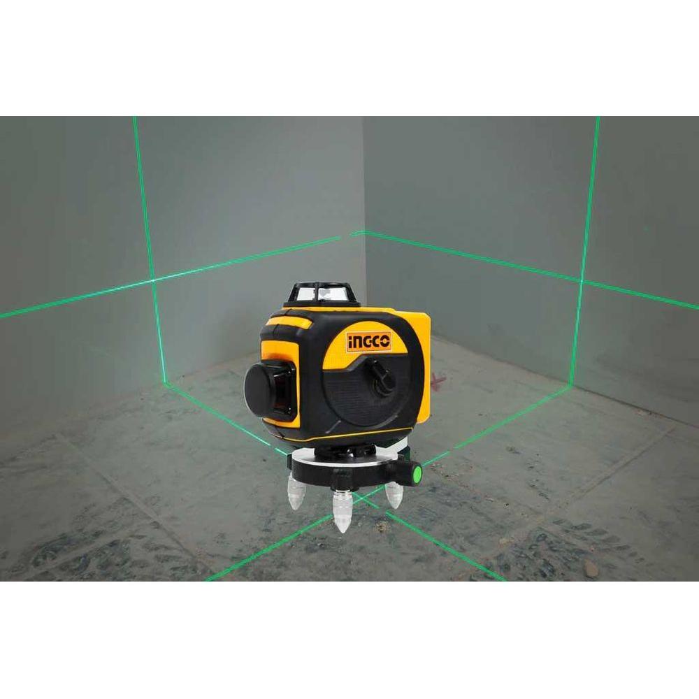 Ingco HLL255245 3D x 360° Line Laser Level (Green) [4000 mAh] - KHM Megatools Corp.