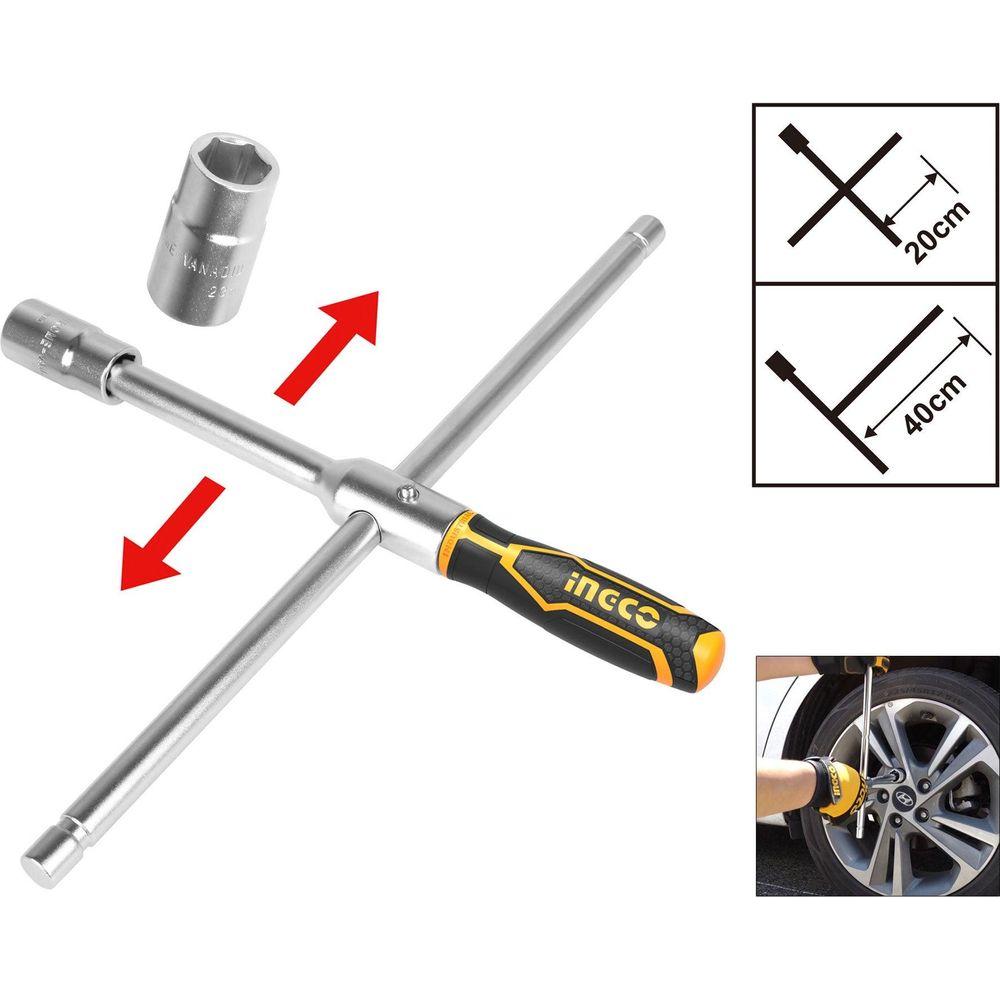 Ingco HRCW40231 Rapid Cross Wrench 1/2