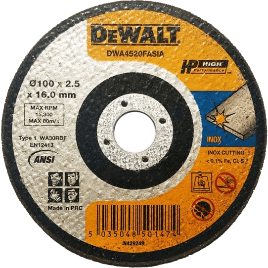 Dewalt DWA4520FASIA Cut Off Wheel 4