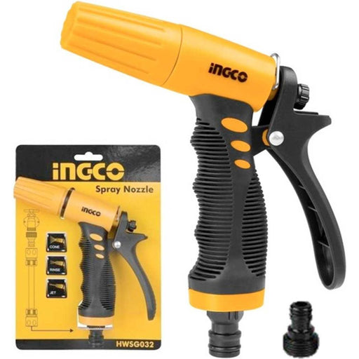 Ingco HWSG032 Plastic Trigger Garden Nozzle 3 Way - KHM Megatools Corp.