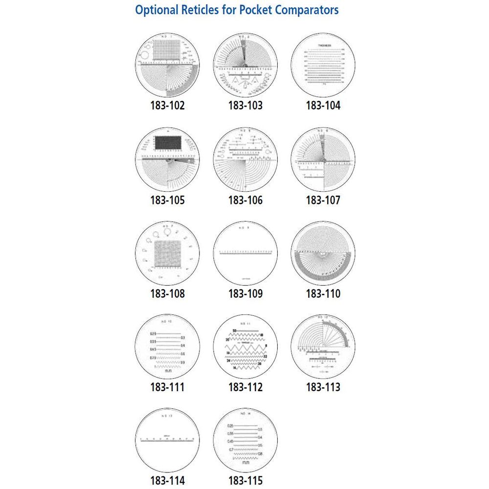 Mitutoyo Pocket Comparators, Series 183 | Mitutoyo by KHM Megatools Corp.