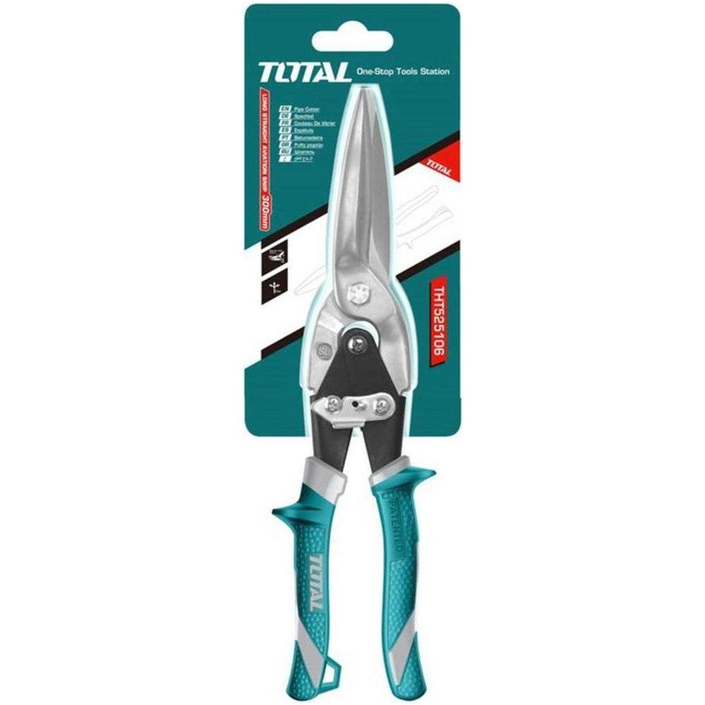 Total THT525106 Long Straight Aviation Snips 12