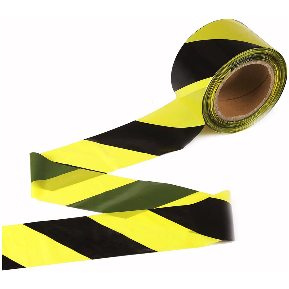 TL-Lift Barricade Warning Black/Yellow Tape 3