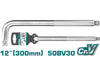 Total THLHD12121 1/2" Drive L-Handle 1/2" (300mm) | Total by KHM Megatools Corp.
