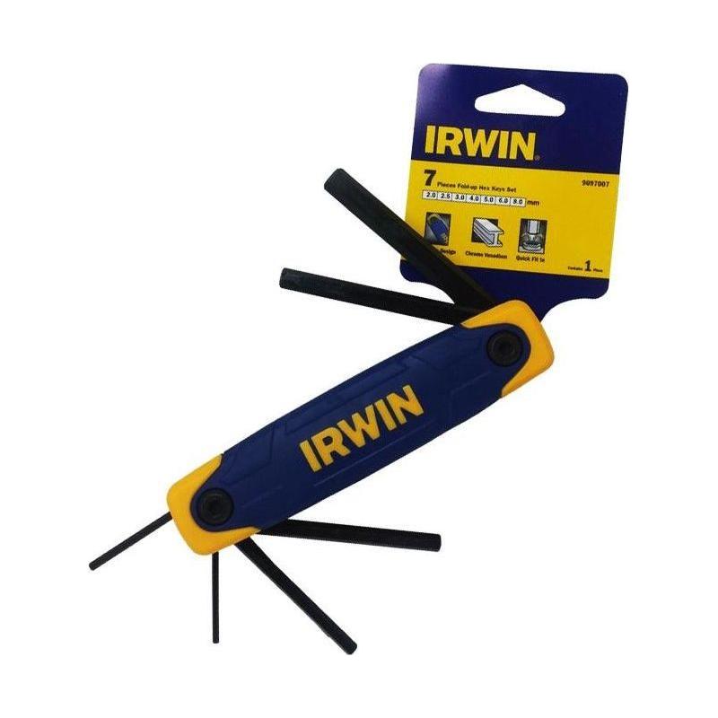 Irwin T9097007 Hexagonal Allen Wrench Set 7pcs [Fold-up] | Irwin by KHM Megatools Corp.