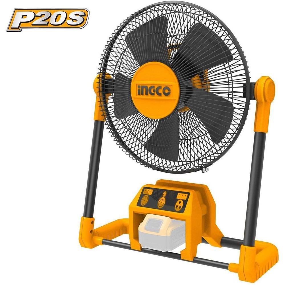 Ingco CFALI2001 20V Cordless Li-Ion Fan 20v 12