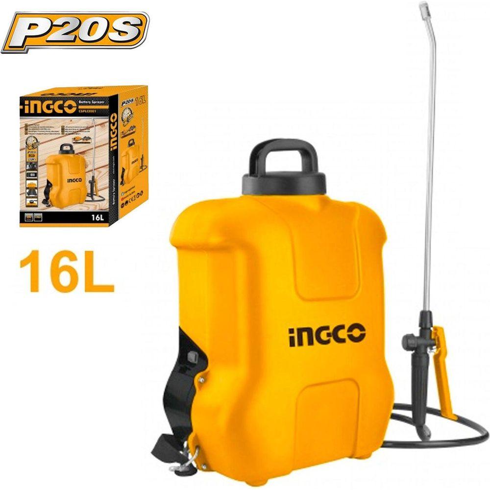 Ingco CSPLI2001 20V Cordless Knapsack Sprayer 16L (Bare) - KHM Megatools Corp.