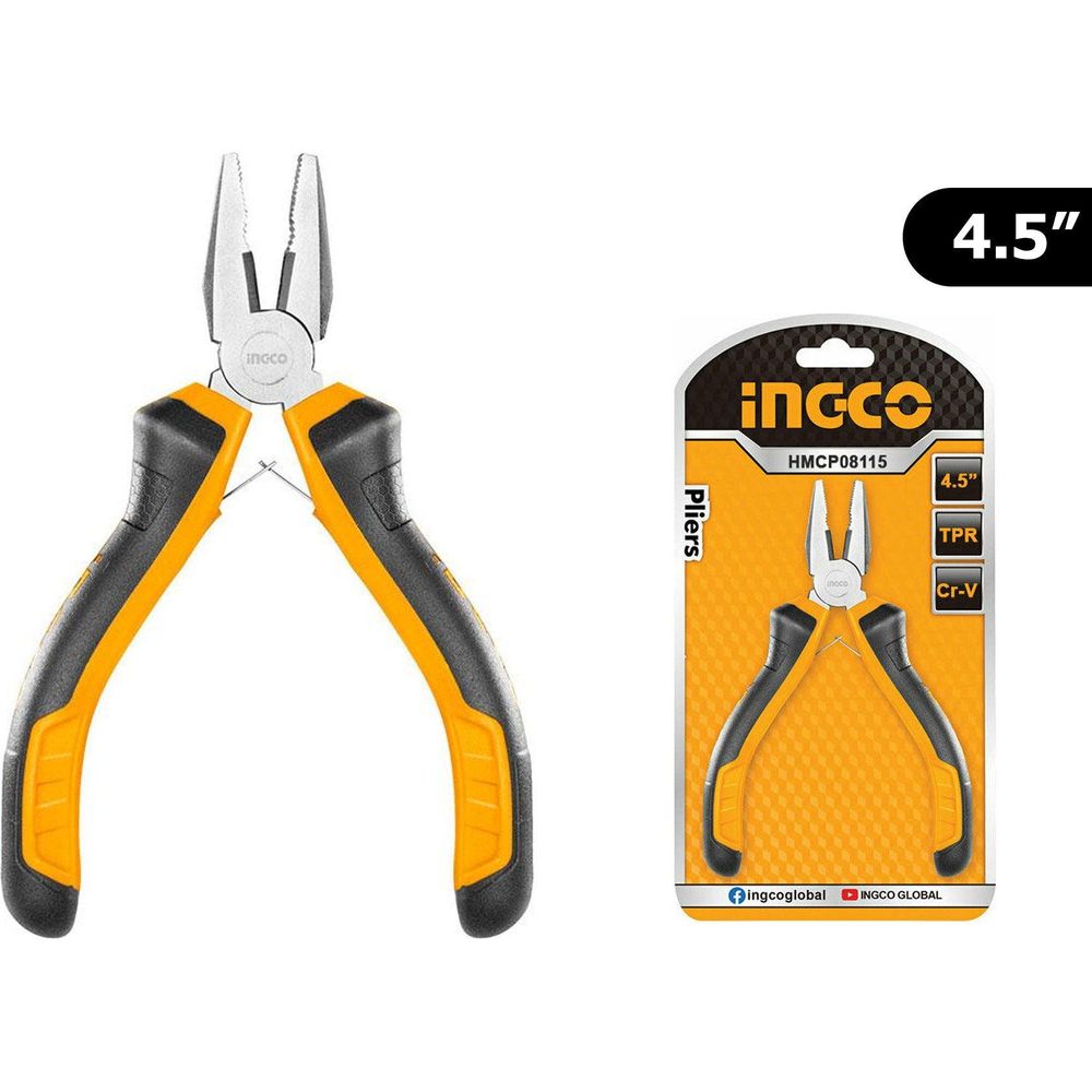 Ingco HMCP08115 Mini Combination Pliers 4.5