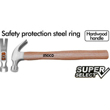 Ingco HCH0416 Claw Hammer 16oz (Wood Handle) [SS] - KHM Megatools Corp.
