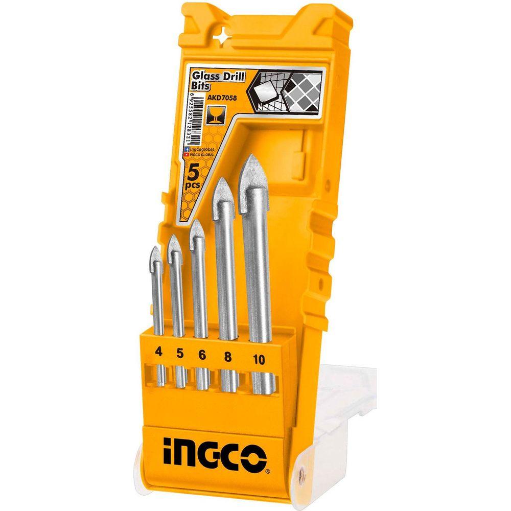 Ingco AKD7058 5pcs Glass Drill Bits - KHM Megatools Corp.