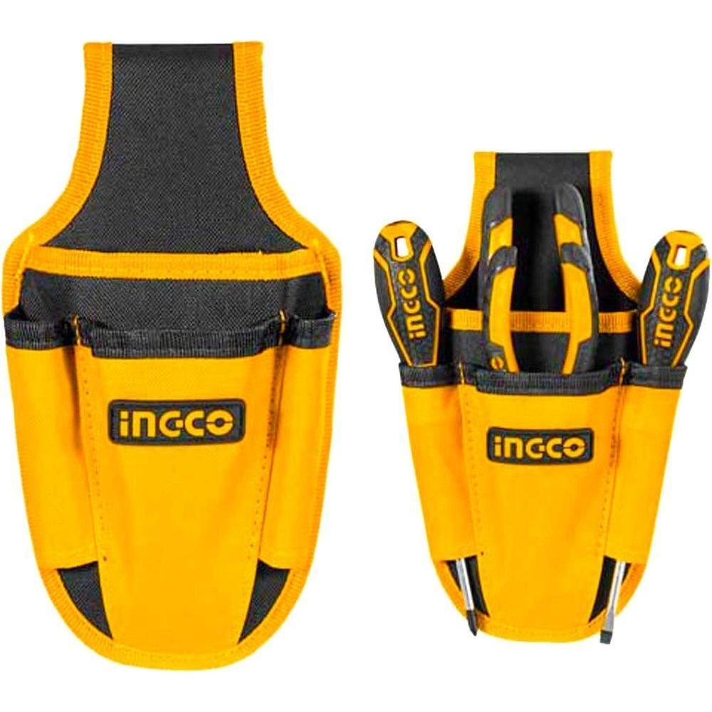 Ingco HTBP04011 Tool Holster / Belt Pouch 4 pockets - KHM Megatools Corp.