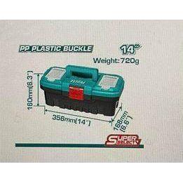 Total TPBX0141 Plastic Tool Box 14