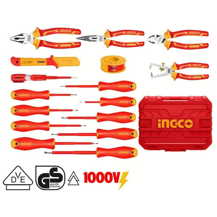 Ingco HKITH1601 16pcs Insulated Hand Tools Set - KHM Megatools Corp.