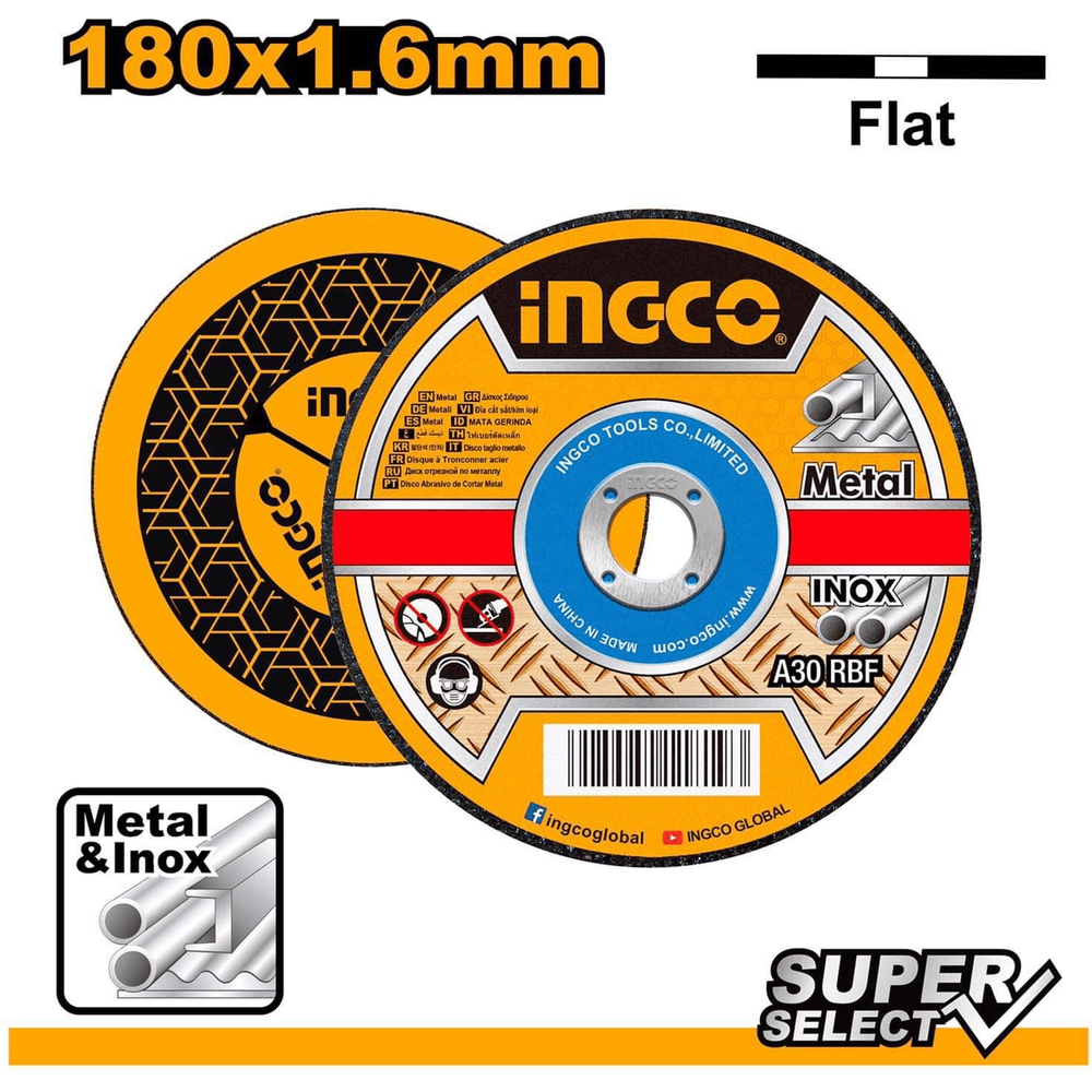 Ingco MCD161801 Cut Off Wheel 7