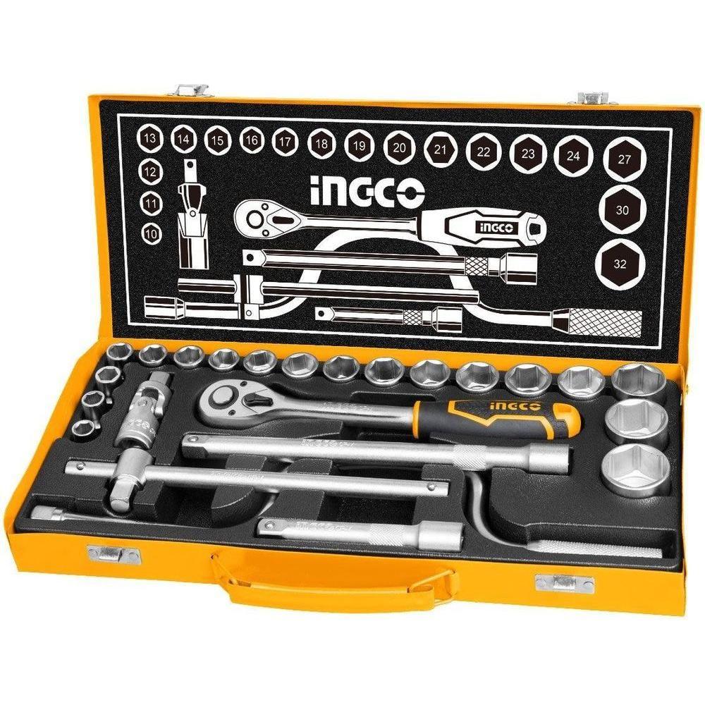 Ingco HKTS0243 24pcs Socket Wrench Set 1/2