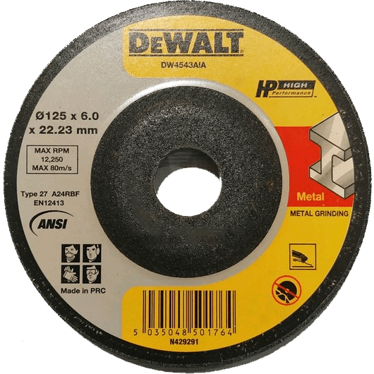 Dewalt DW4543AIA-B1 Grinding Disc 5