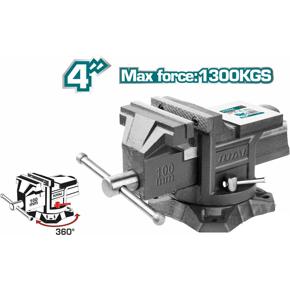 Total Swivel Bench Vise wtih Anvil | Total by KHM Megatools Corp.