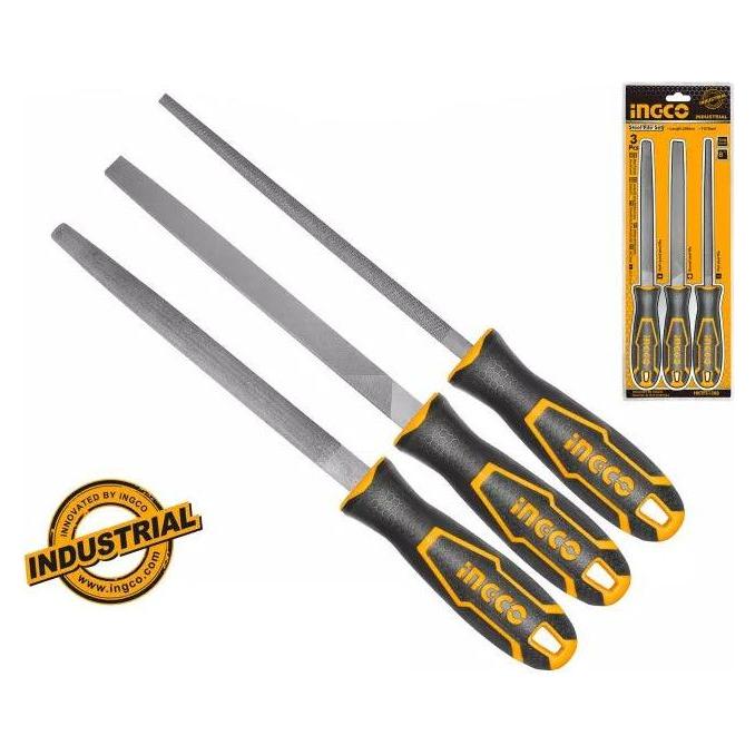 Ingco HKTFS1308 3pcs Steel File Bastard Set - KHM Megatools Corp.