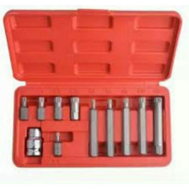 TBS-11021 11pcs. XZN Spline Bit Set | Generic by KHM Megatools Corp.