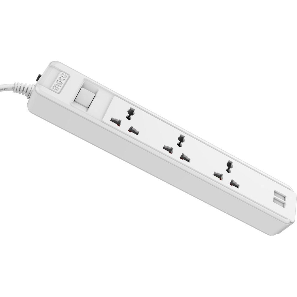 Ingco HES13041VSB Extension Cord Set (2.1A USB) - KHM Megatools Corp.