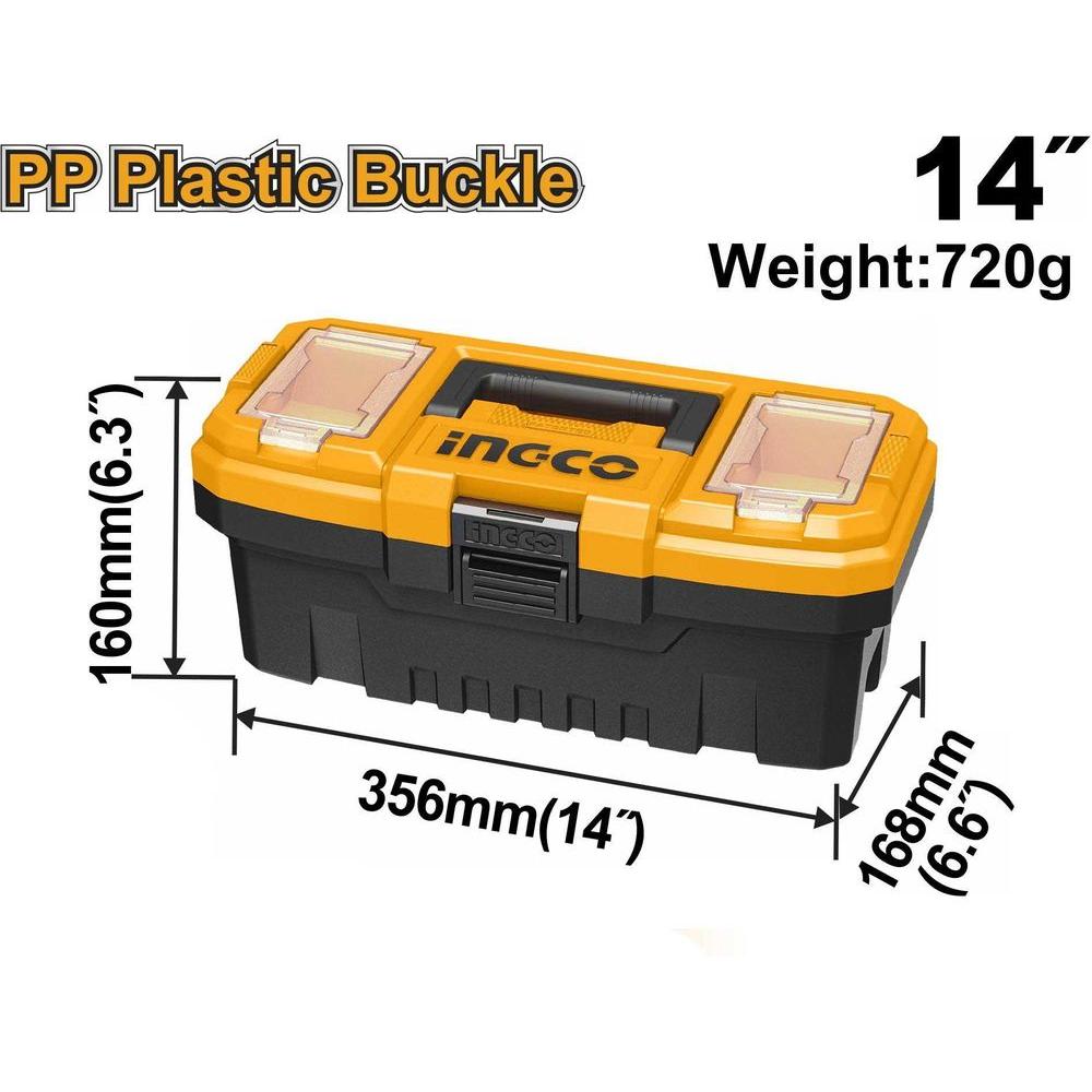 Ingco PBX1401 Plastic Tool Box 14