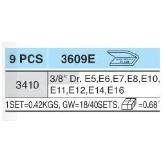 Hans 3609E 3/8