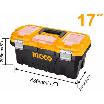 Ingco PBX1702 Plastic Tool Box 17" - KHM Megatools Corp.