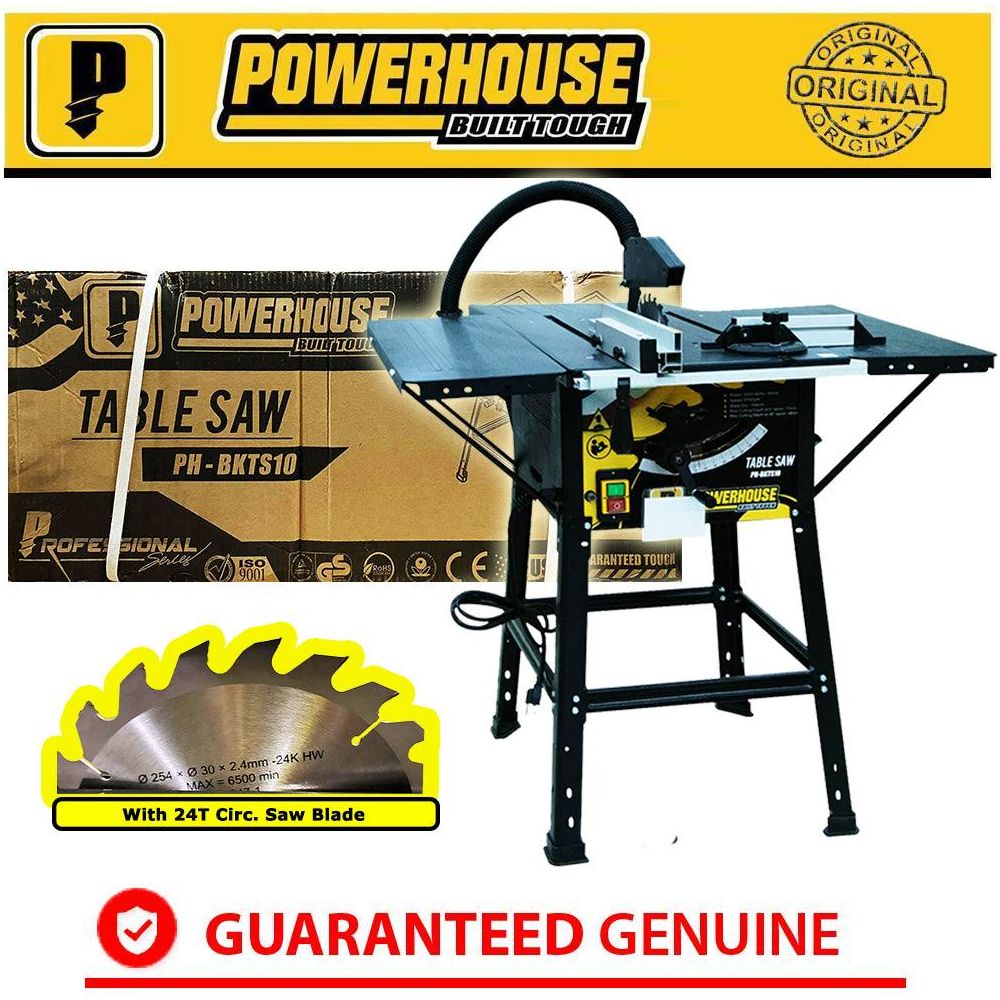 Powerrhouse PH-BKTS10 Table Saw 1800W | Powerhouse by KHM Megatools Corp.