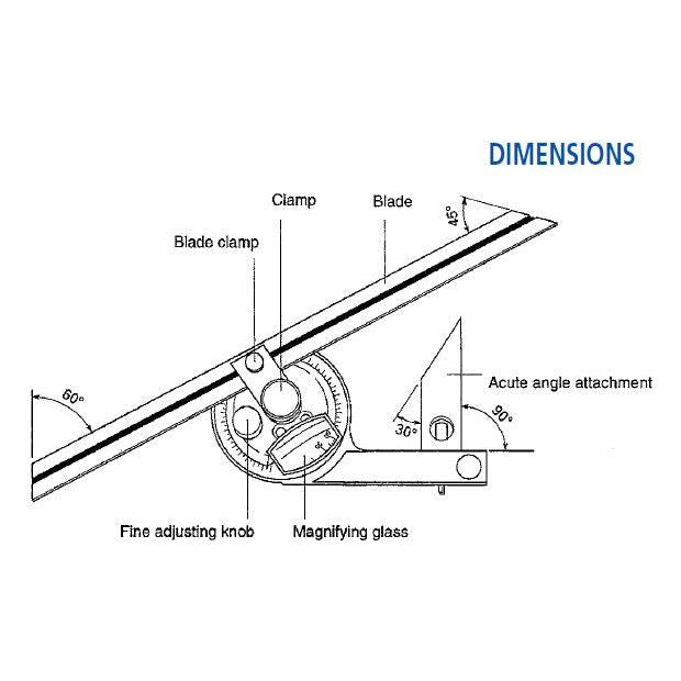 Mitutoyo Universal Bevel Protractor, Series 187 | Mitutoyo by KHM Megatools Corp.