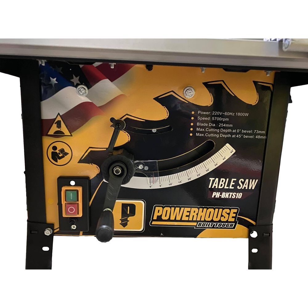 Powerrhouse PH-BKTS10 Table Saw 1800W | Powerhouse by KHM Megatools Corp.