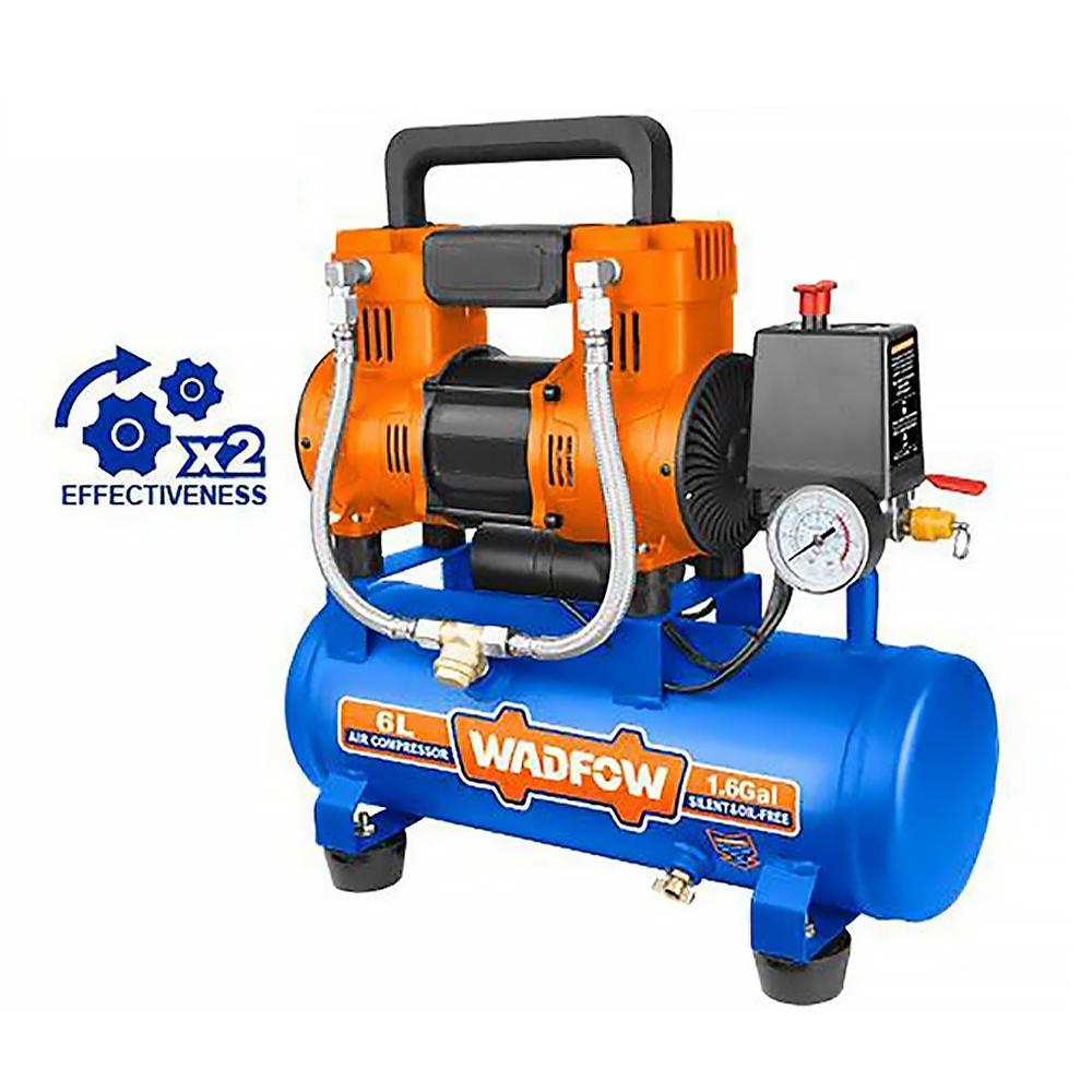 Wadfow WAP1A06P Air Compressor 1.5HP 6L – Goldpeak Tools PH