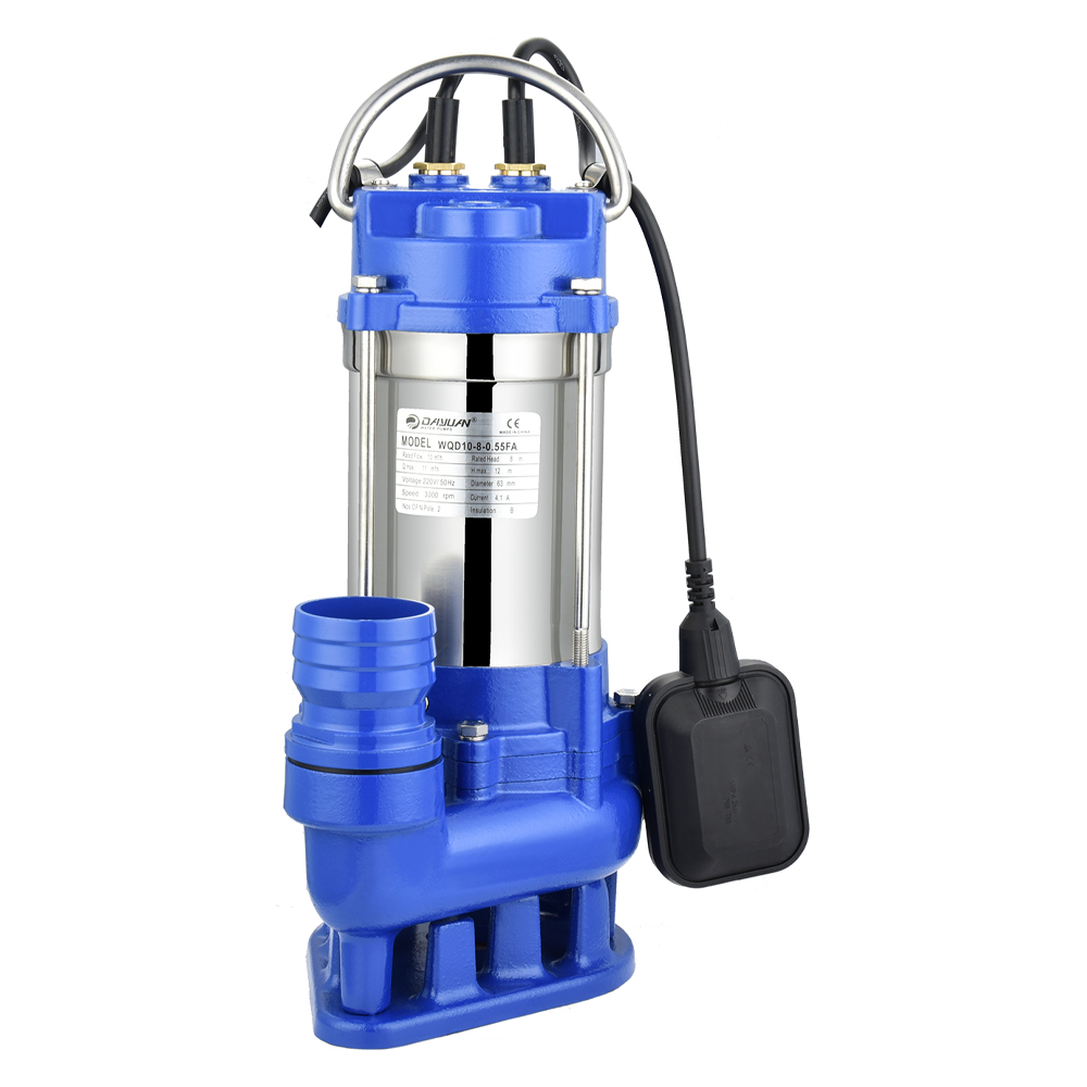 Dayuan WQD8-20-1.5FA Stainless Steel Submersible Sewage Pump 2.0HP