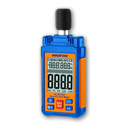 Wadfow WJN3501 Digital Sound Level Meter 130dB | Wadfow by KHM Megatools Corp.