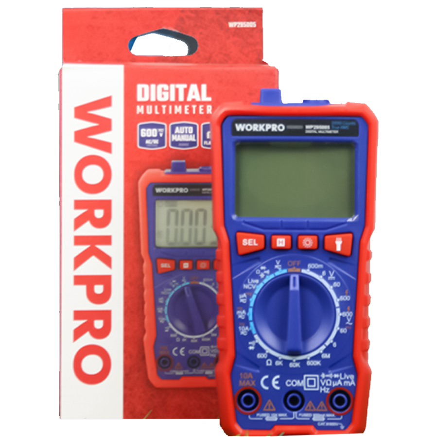 Workpro WP295005WE Digital Multimeter Tester