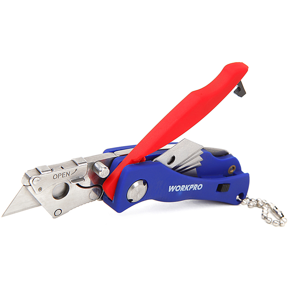 Workpro W011008WE Mini Folding Utility Knife