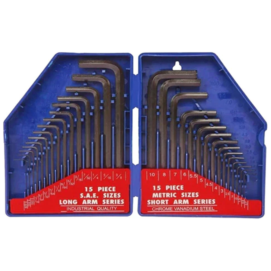 Workpro WP222018 Long Arm Hex Key Set 30Pcs | Workpro by KHM Megatools Corp.