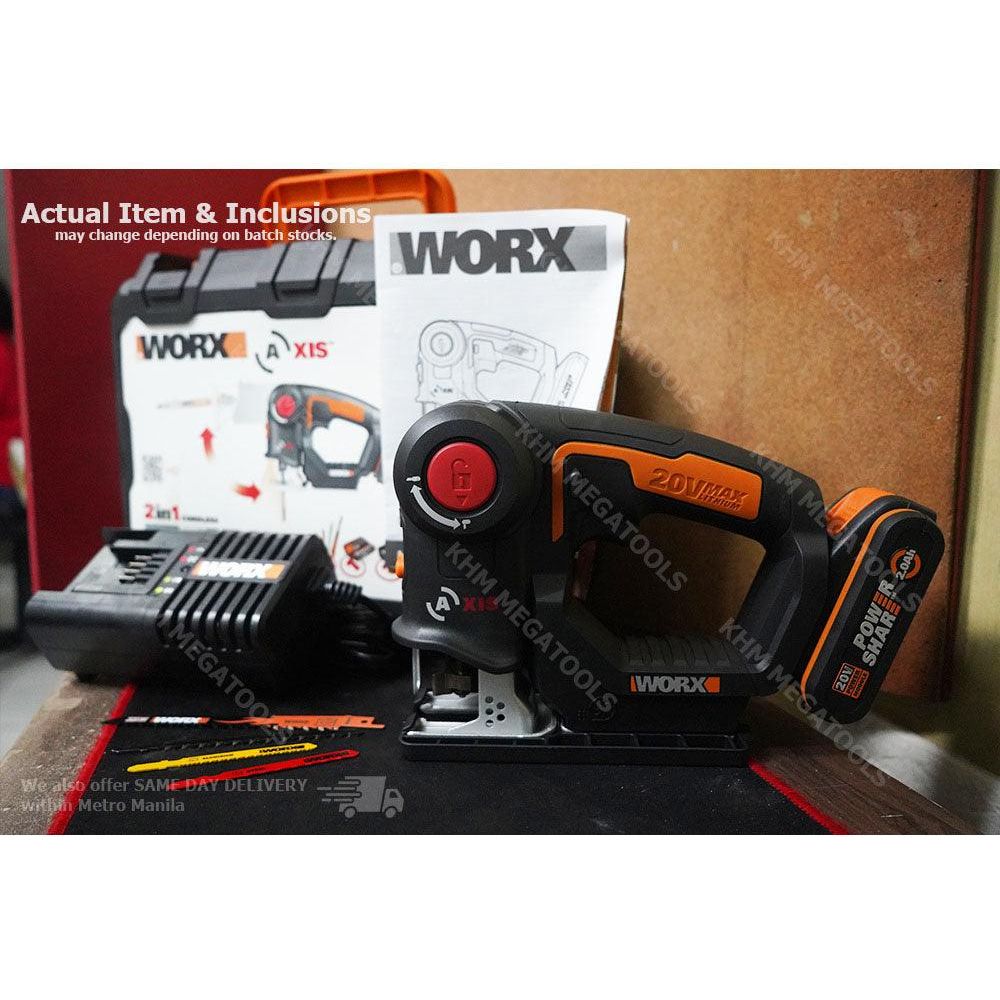 Worx WX550 20V (2in1 Saw) Cordless Reciprocating Saw / Jigsaw - KHM Megatools Corp.