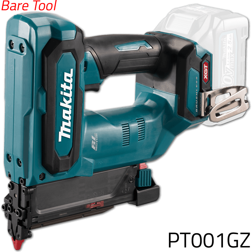 Makita PT001GZ 40V Cordless Pin Nailer / Nail Gun (XGT) [Bare] - KHM Megatools Corp.