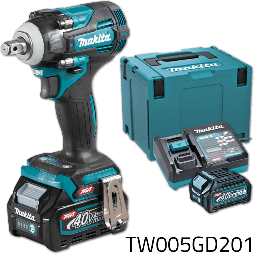 Makita TW005GD201 40V Cordless Impact Wrench (1/2