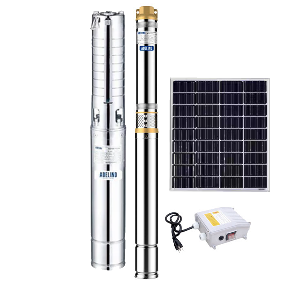 Adelino Solar Powered Submersible Deep Well Pump