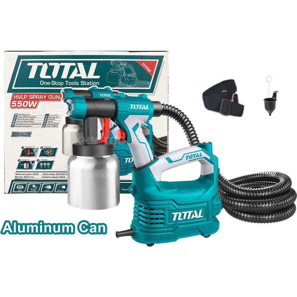 Total TT5006-2 Electric HVLP Spray Gun (Aluminum Can) 550W | Total by KHM Megatools Corp.