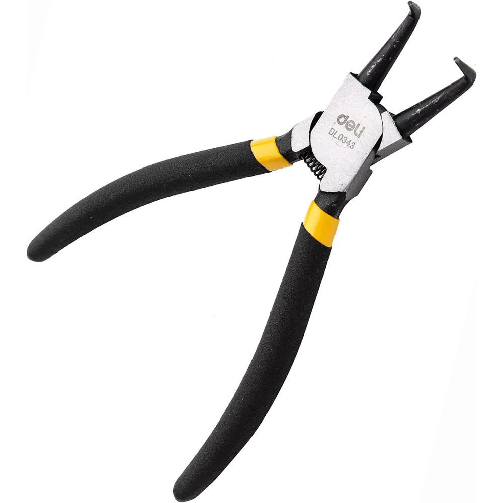 Deli EDL0343 Internal Bent Circlip Plier