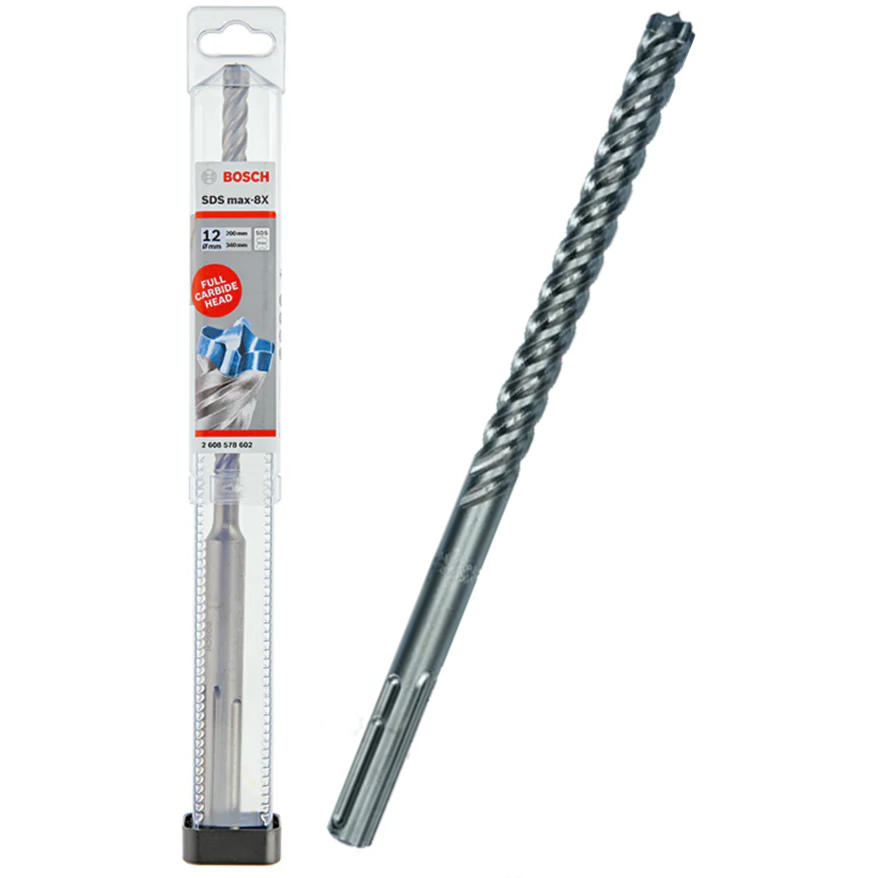 Bosch SDS Max-8X Hammer Drill Bit for Concrete / Masonry | Bosch by KHM Megatools Corp.