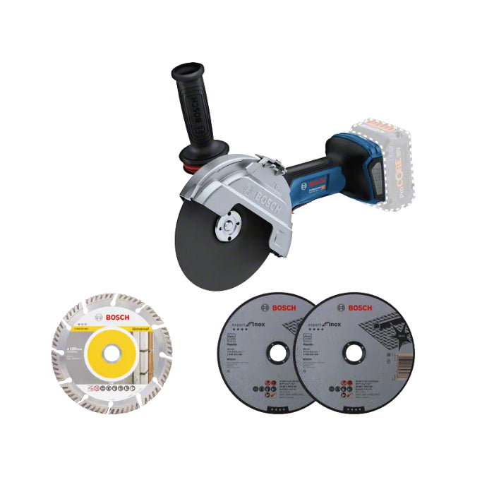Bosch GWS 18V-180P Cordless Angle Grinder 7