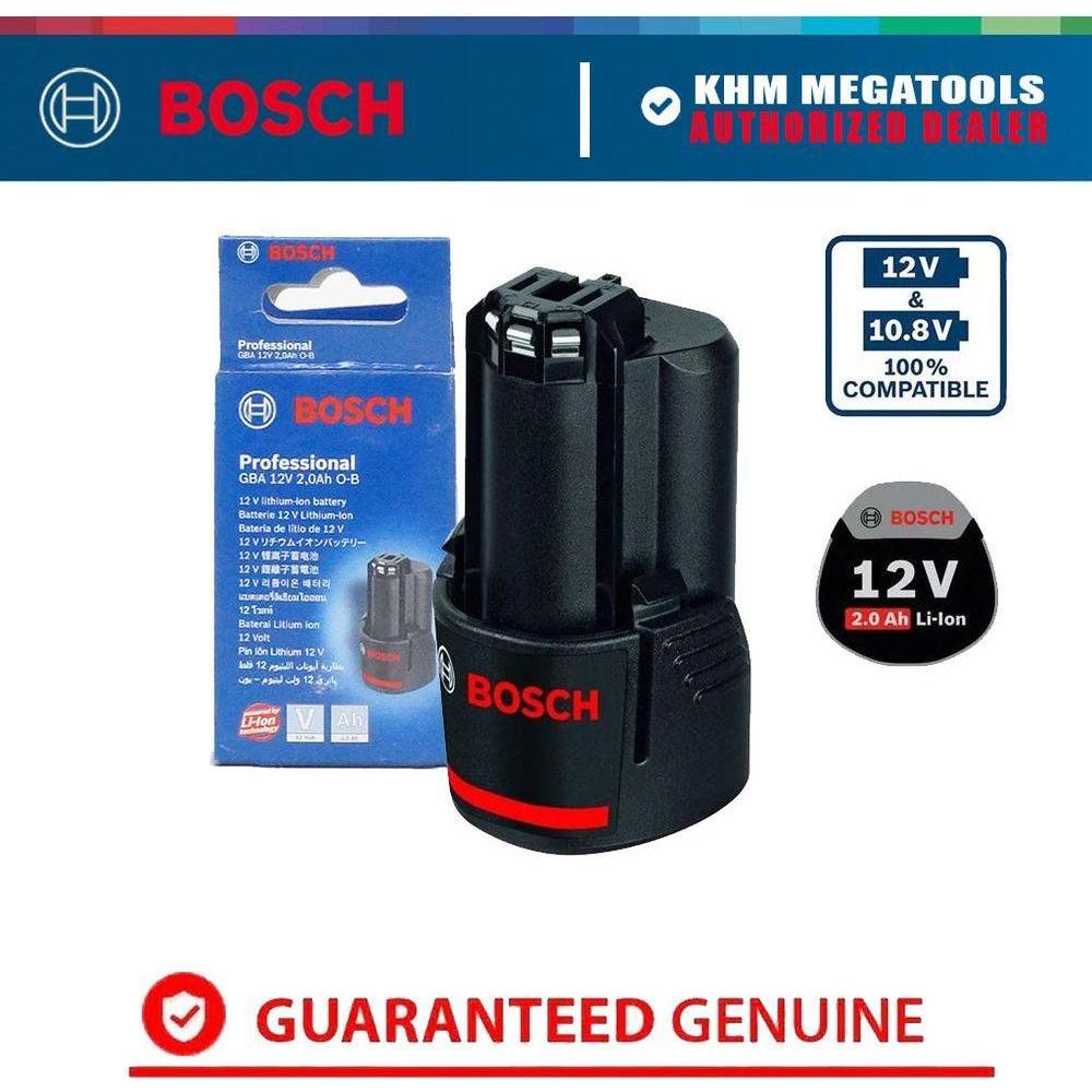 Bosch GBA 12V / 2.0 Ah Lithium Ion Battery | Bosch by KHM Megatools Corp.