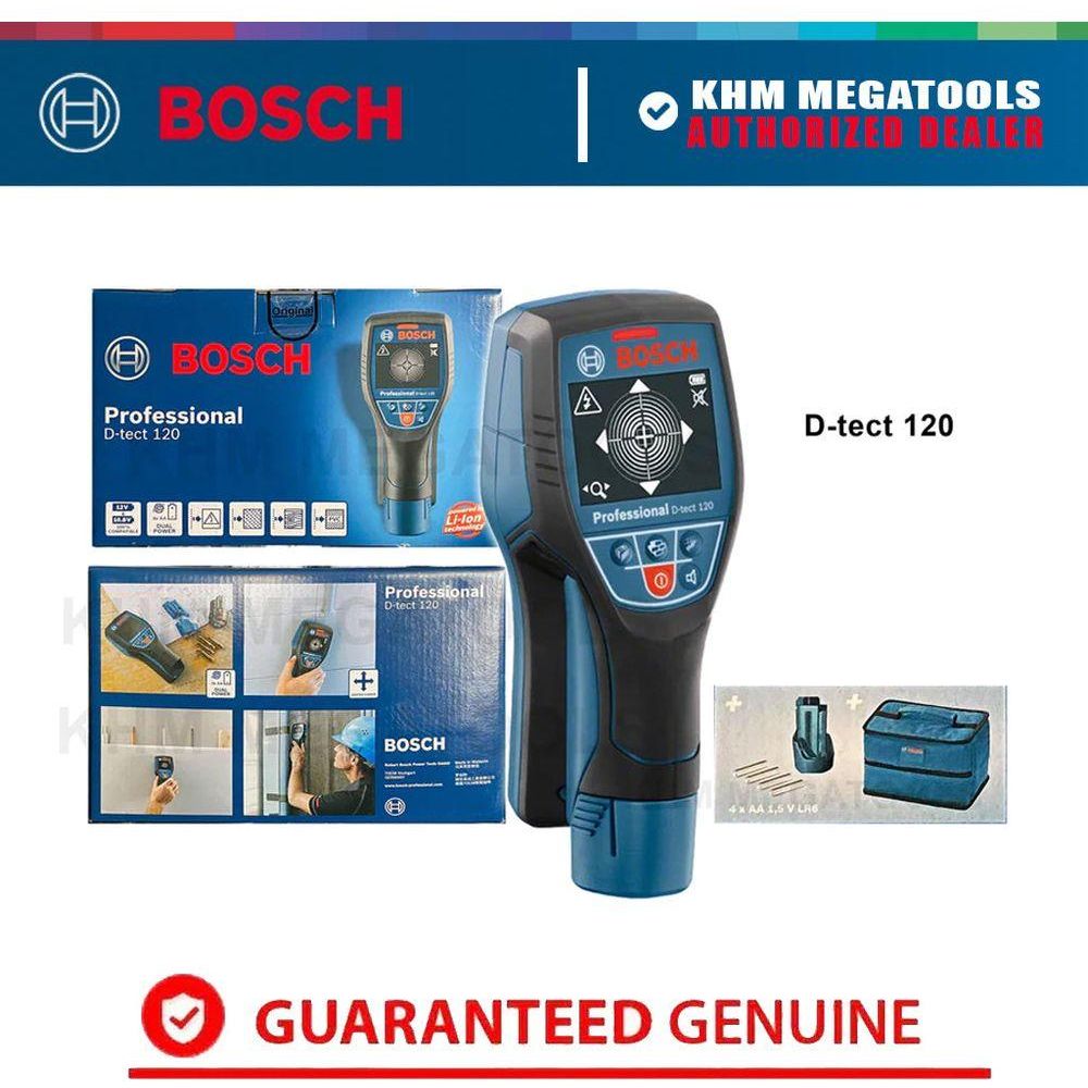 Bosch D-tect 120 Radar Type Wall Scanner (120mm) | Bosch by KHM Megatools Corp.